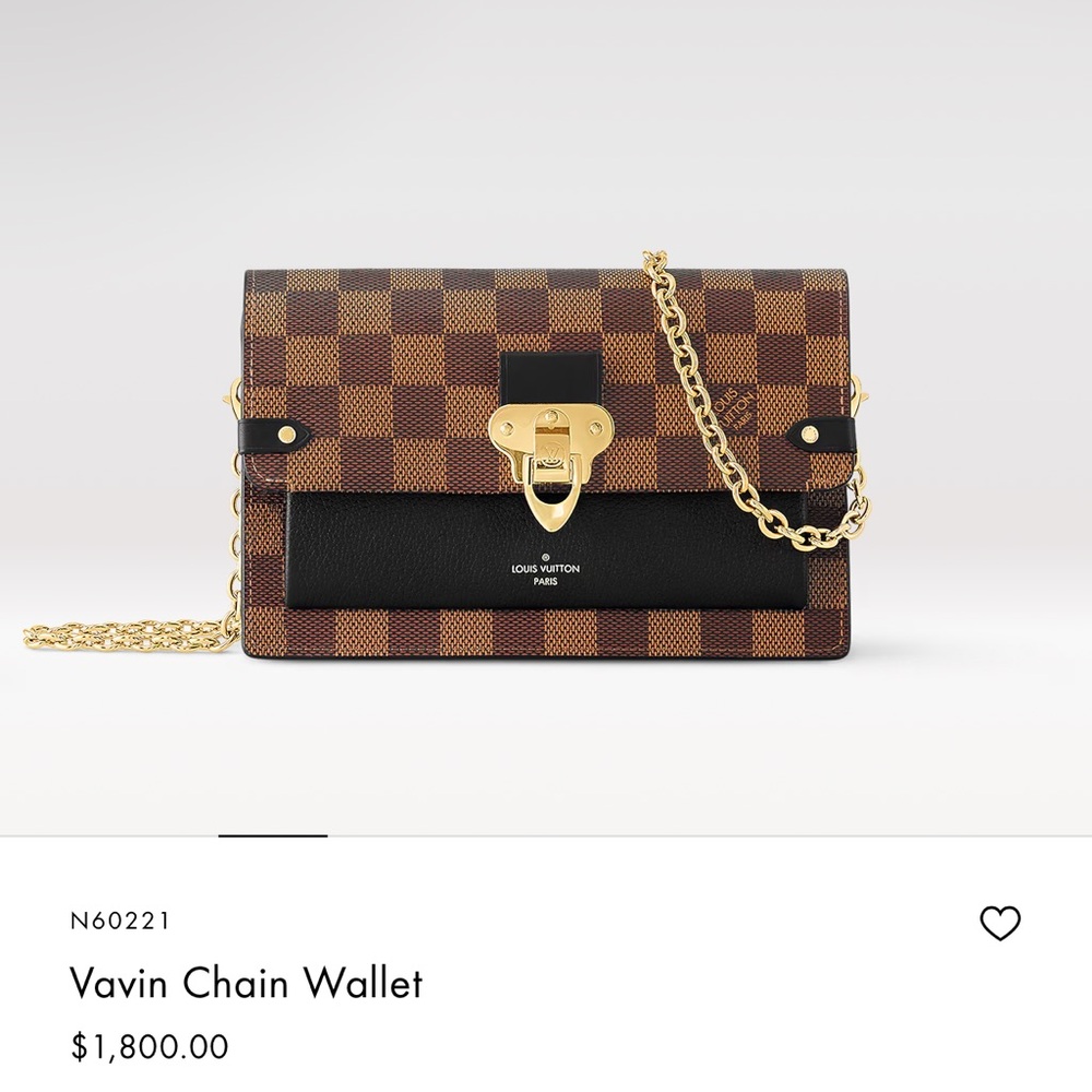 Louis Vuitton Vavin Chain Wallet